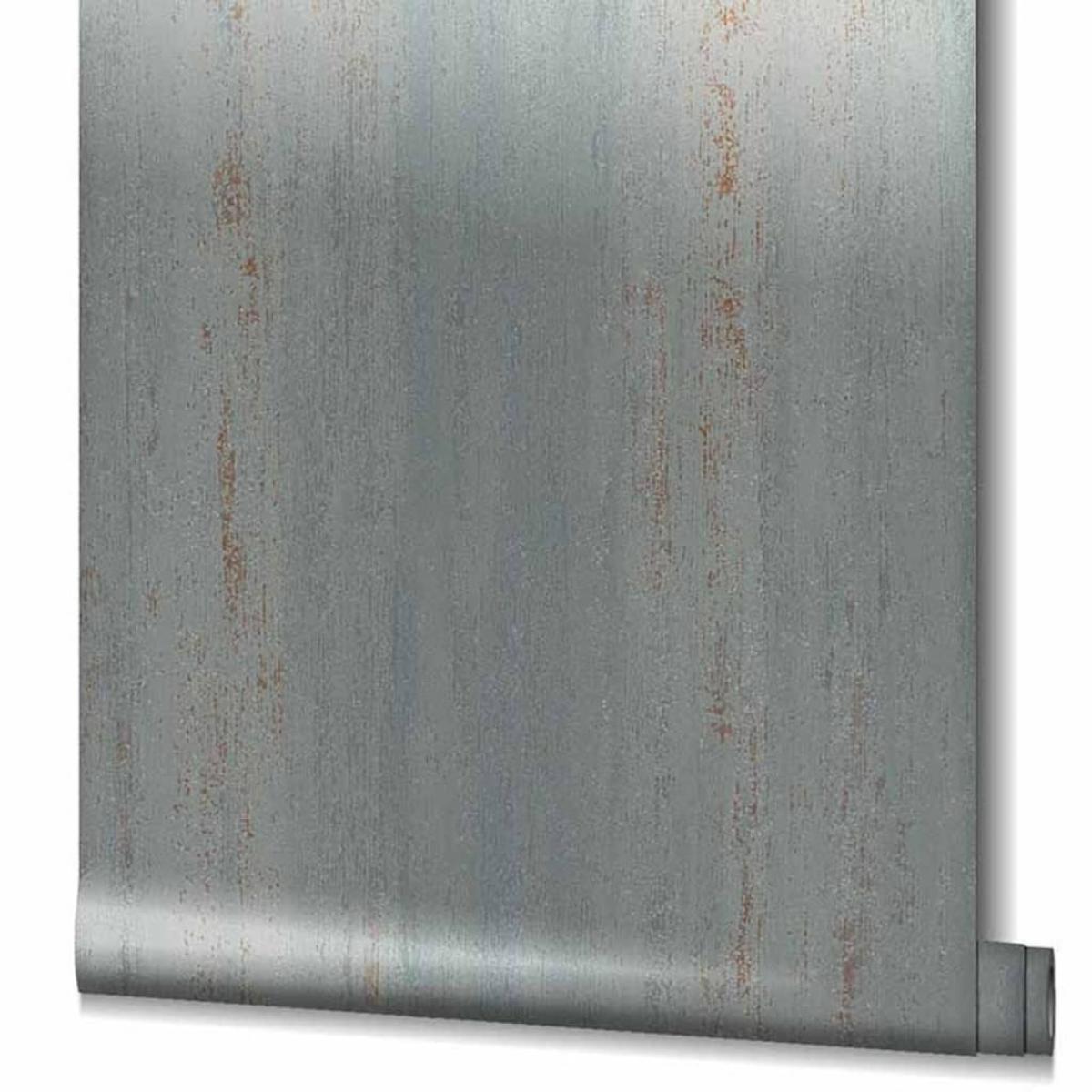Noordwand Papel de pared Topchic Stripes Effect gris metalizado