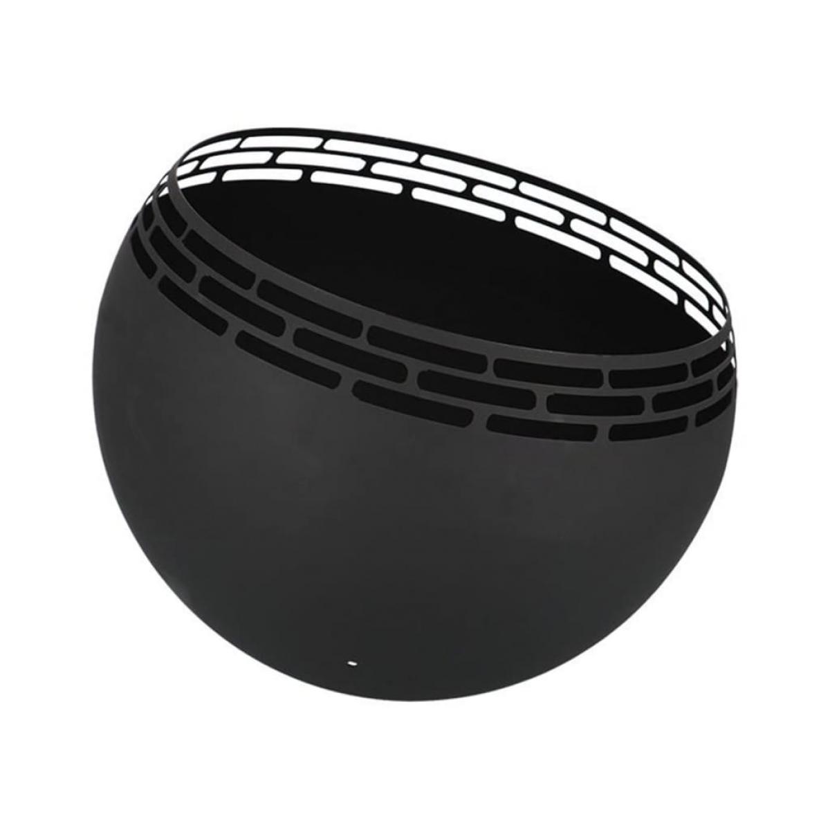 Esschert Design Brasero en forma de bola enrejado negro