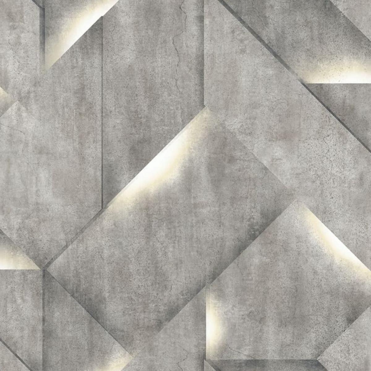 DUTCH WALLCOVERINGS Papel pintado Onyx gris oscuro