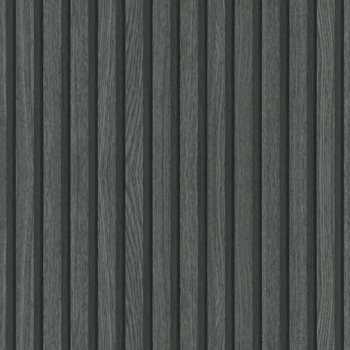Noordwand Papel pintado Botanica Wooden Slats negro y gris