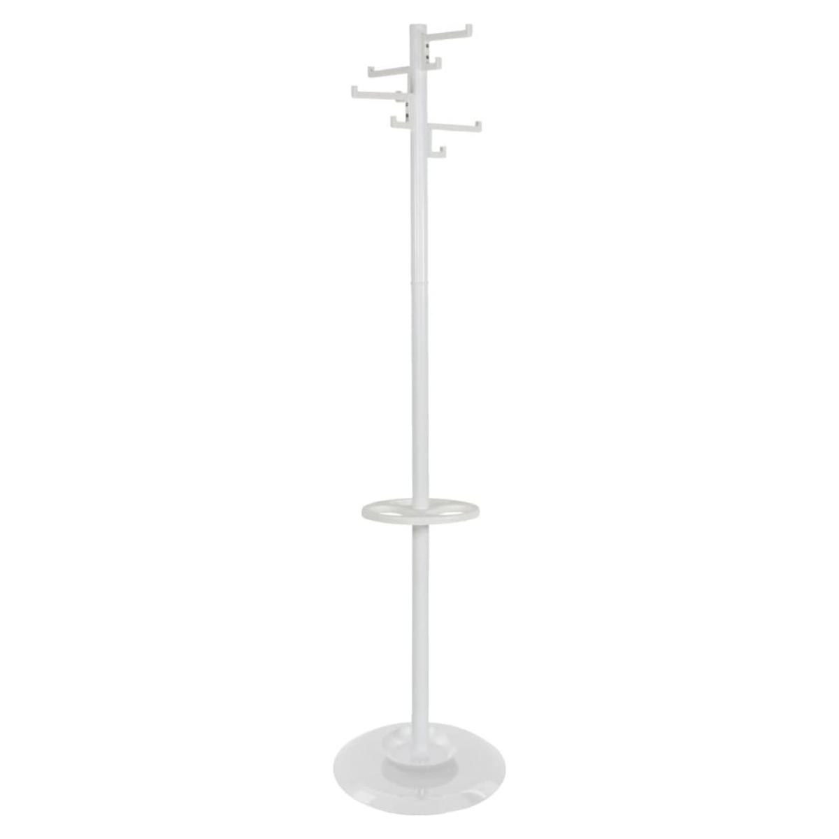 V-Part Perchero de pie con 8 ganchos Porcelain blanco 178 cm