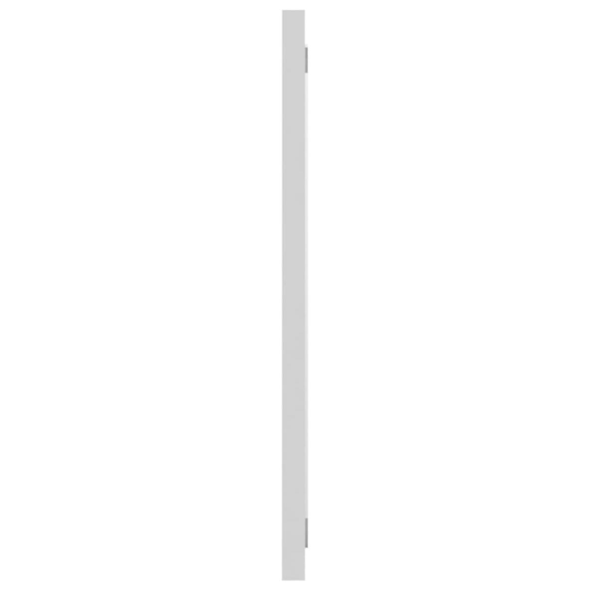 Espejo de baño madera contrachapada blanco 90x1,5x37 cm