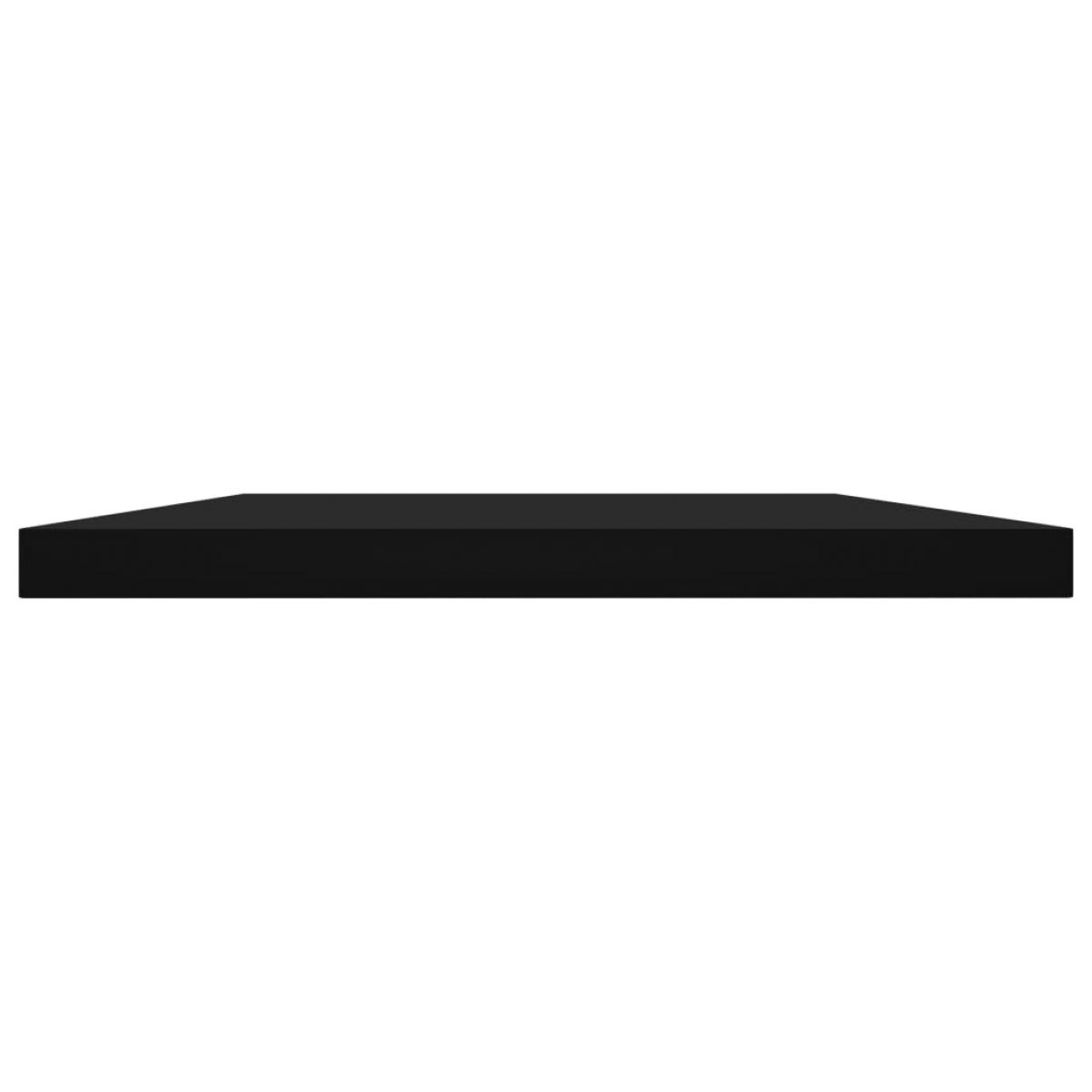 Estantes para estantería 4 uds aglomerado negro 40x30x1,5 cm