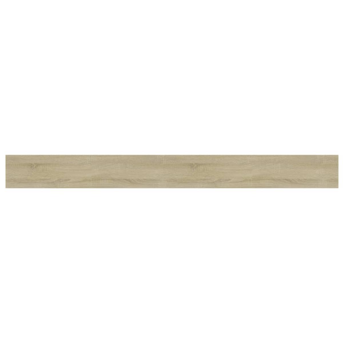Estantes estantería 4 uds aglomerado roble Sonoma 100x10x1,5 cm