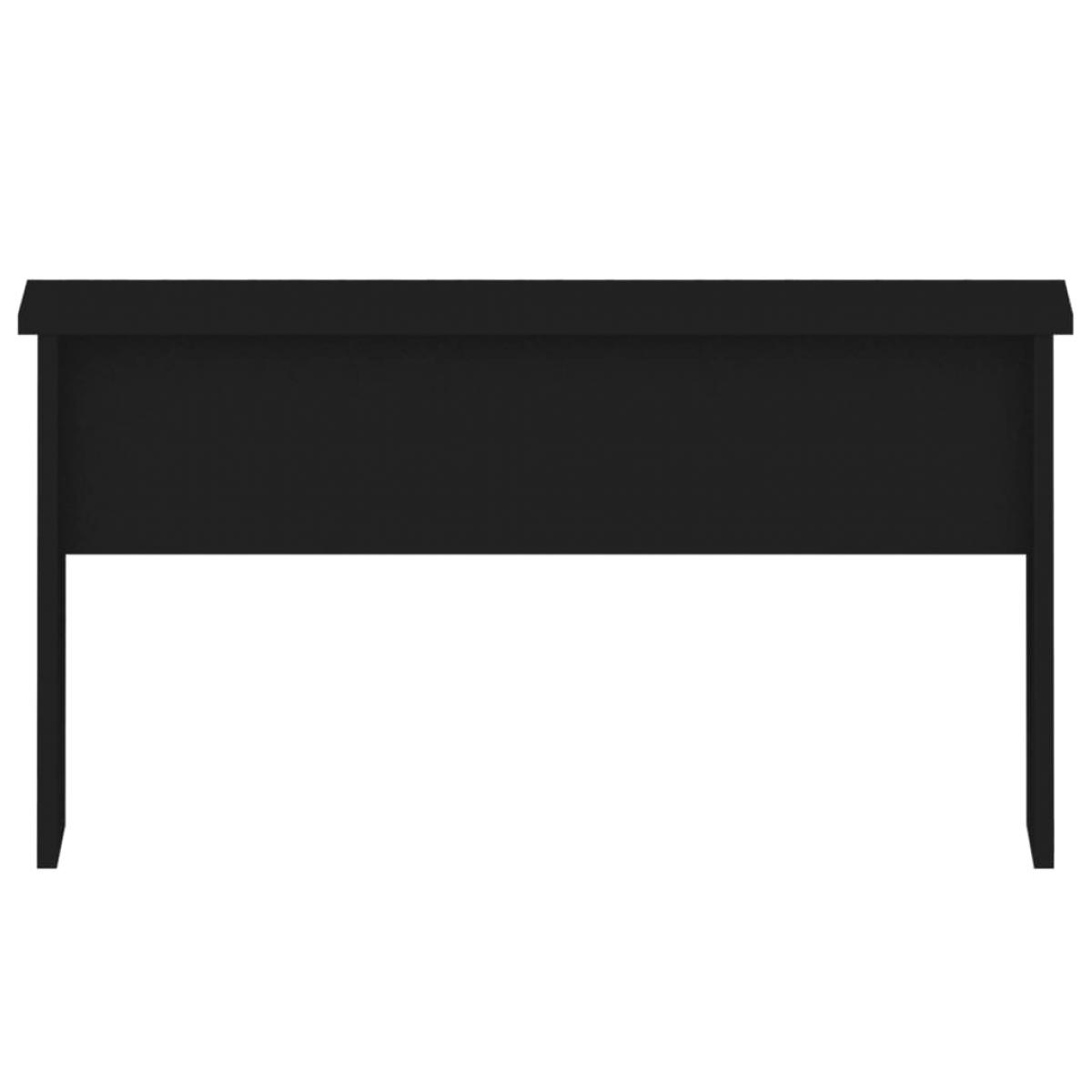 Mesa de centro madera de ingeniería negra 80x50,5x41,5 cm