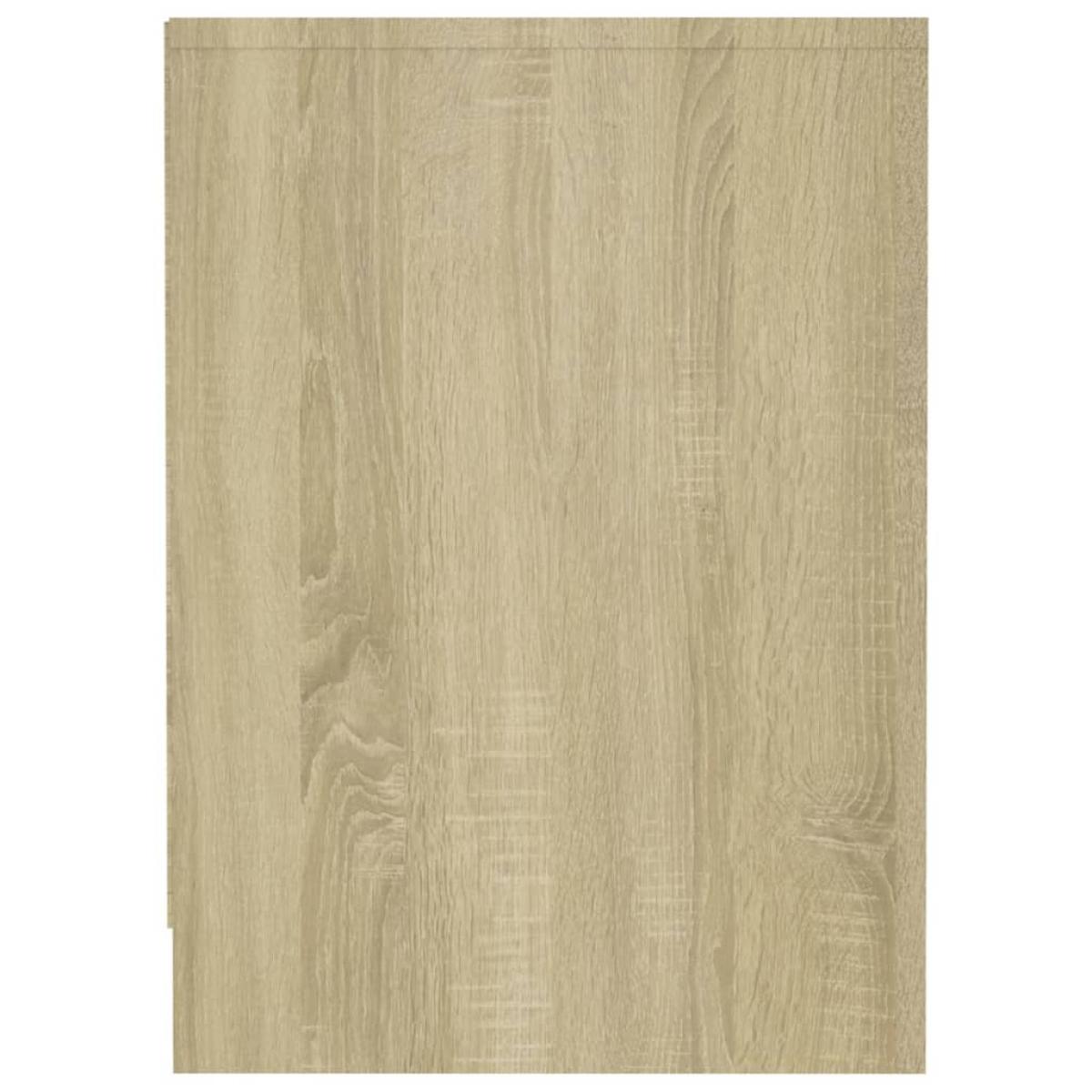 Mueble de TV madera contrachapada roble Sonoma 102x37,5x52,5 cm