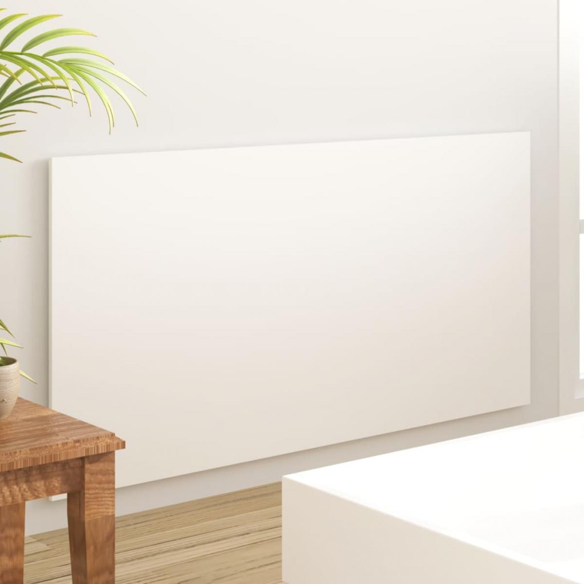 Cabecero de cama madera contrachapada blanco 160x1,5x80 cm