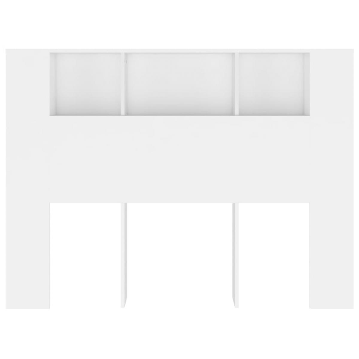 Mueble cabecero blanco 140x18,5x104,5 cm