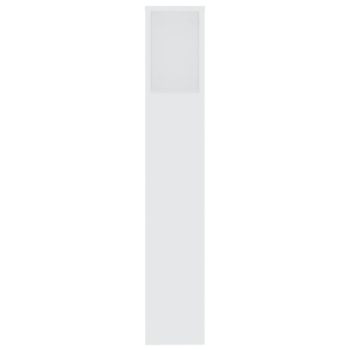 Mueble cabecero blanco 200x18,5x104,5 cm