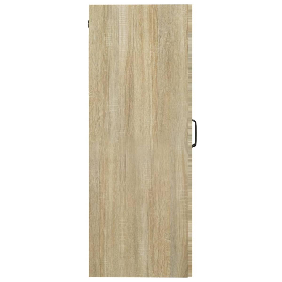 Armario colgante de pared roble Sonoma 69,5x34x90 cm