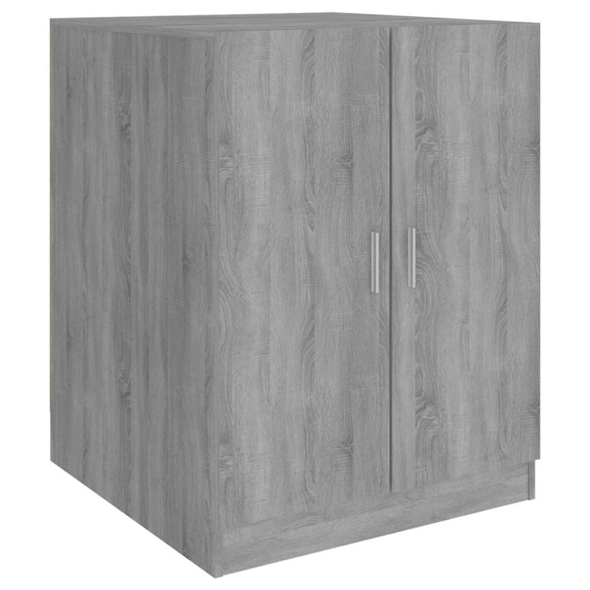 Armario de lavadora gris Sonoma 71x71,5x91,5 cm