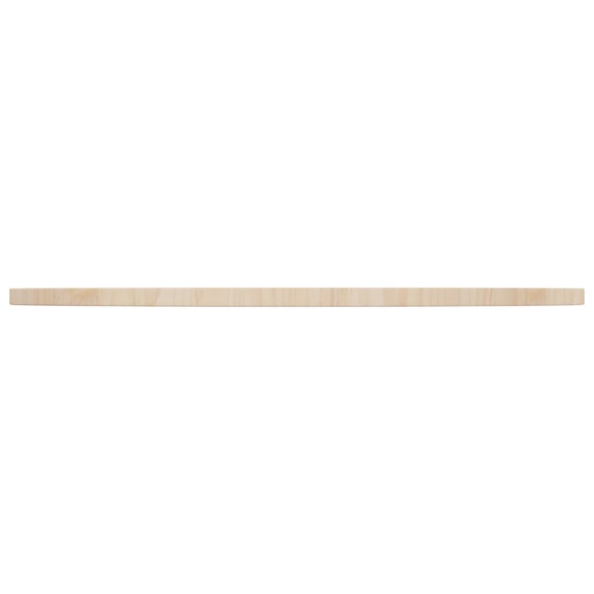 Superficie de mesa madera maciza de pino Ø90x2,5 cm
