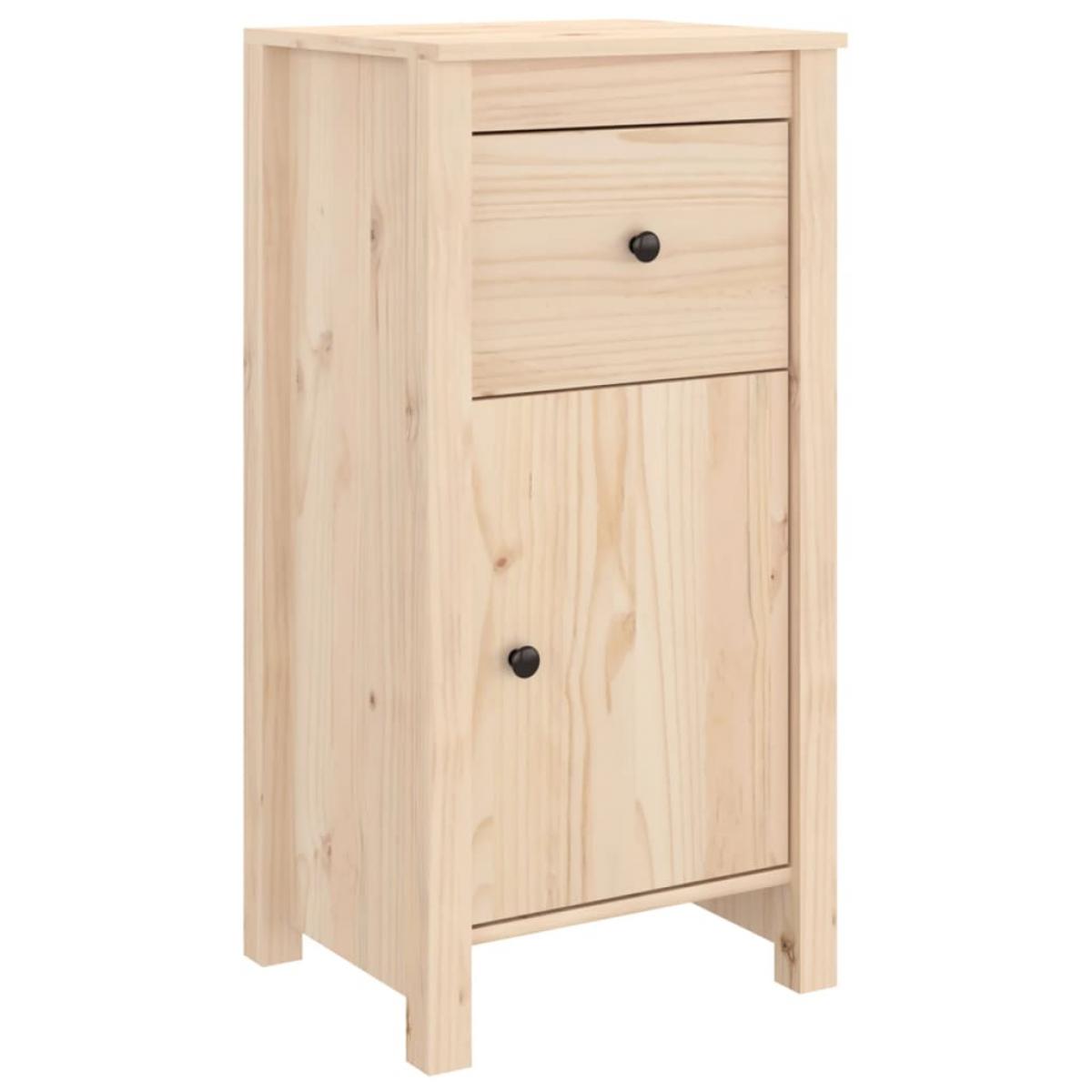Aparador de madera maciza de pino 40x35x80 cm