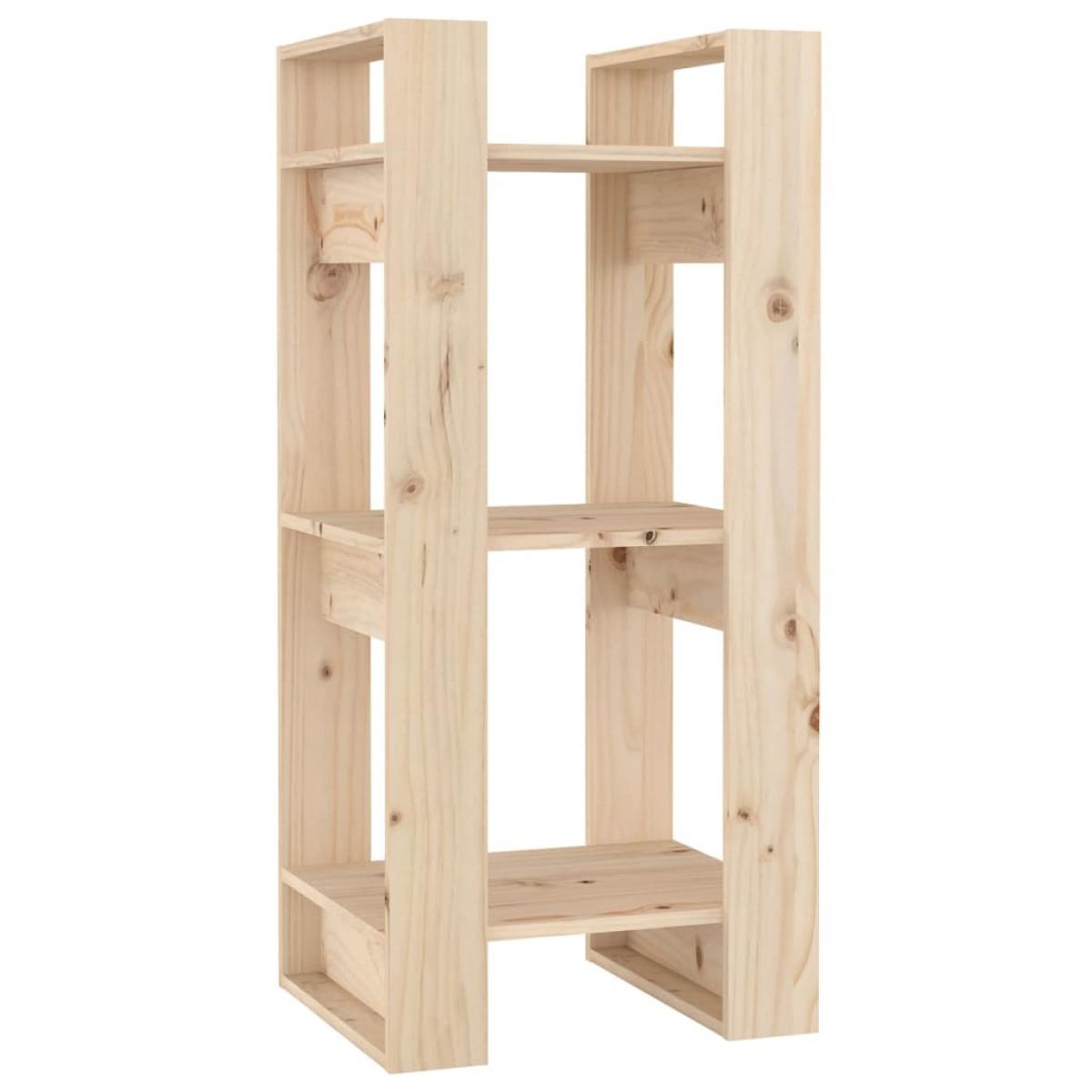 Estantería/divisor de espacios madera maciza pino 41x35x91 cm