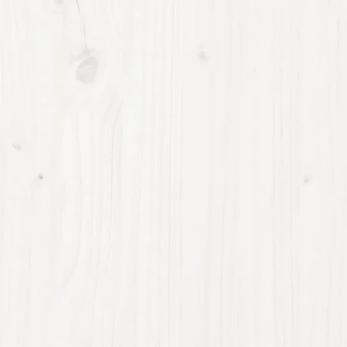 Cabecero de cama madera maciza de pino blanco 106x4x100 cm