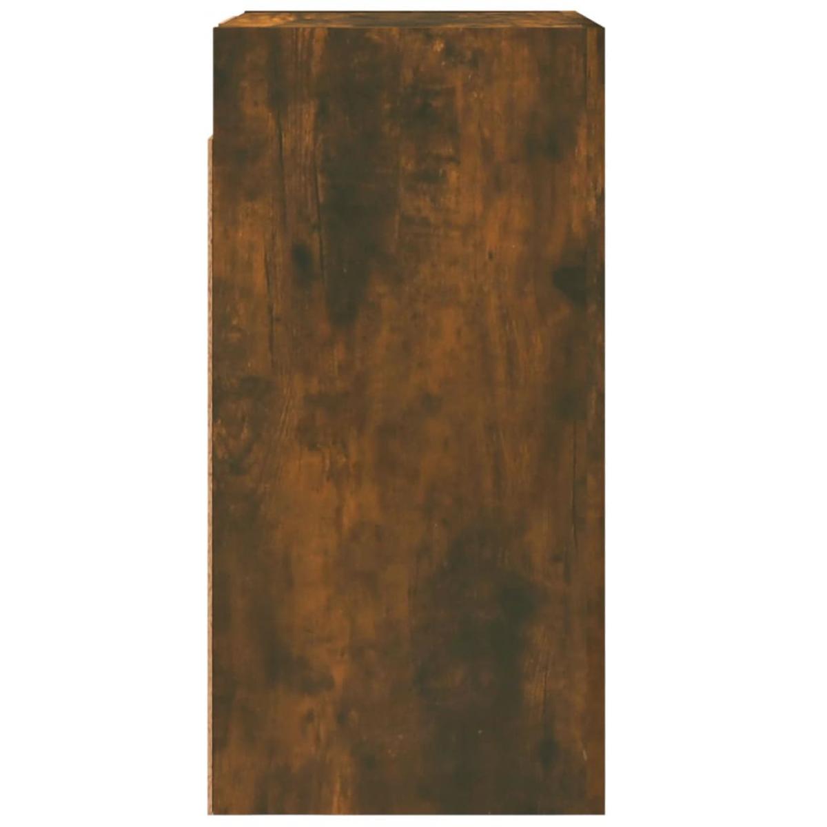Muebles para TV 2 uds madera roble ahumado 30,5x30x60 cm