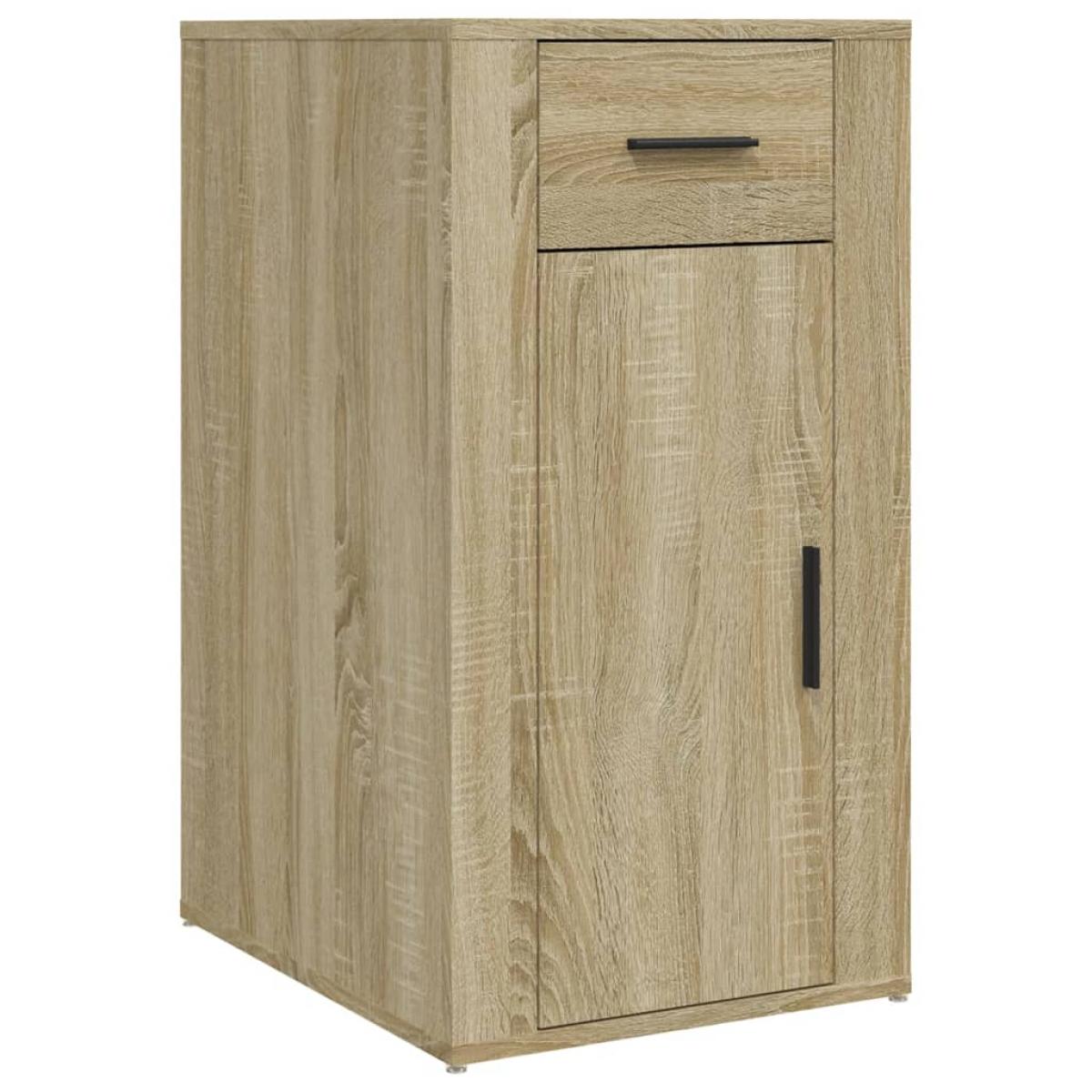 Armario de escritorio madera roble Sonoma 40x49x75 cm