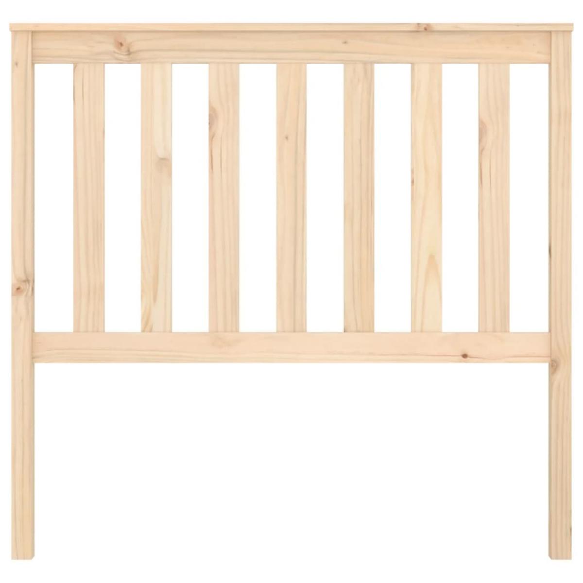 Cabecero de cama madera maciza de pino 106x6x101 cm