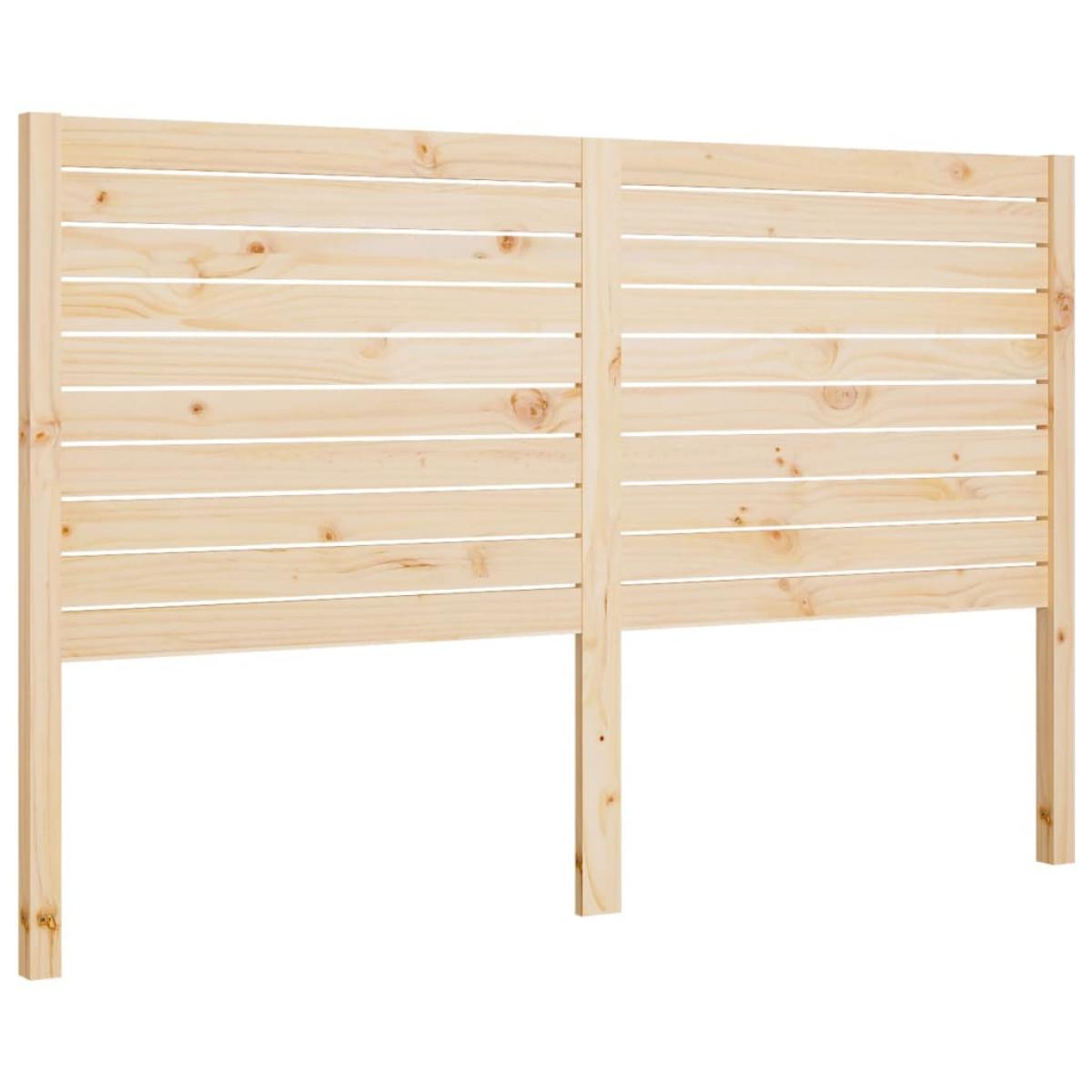 Cabecero de cama madera maciza de pino 156x4x100 cm