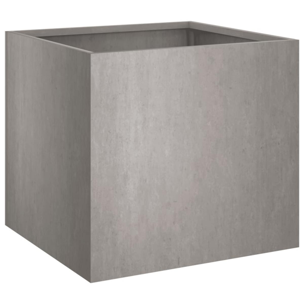 Jardineras 2 unidades acero corten 42x40x39 cm