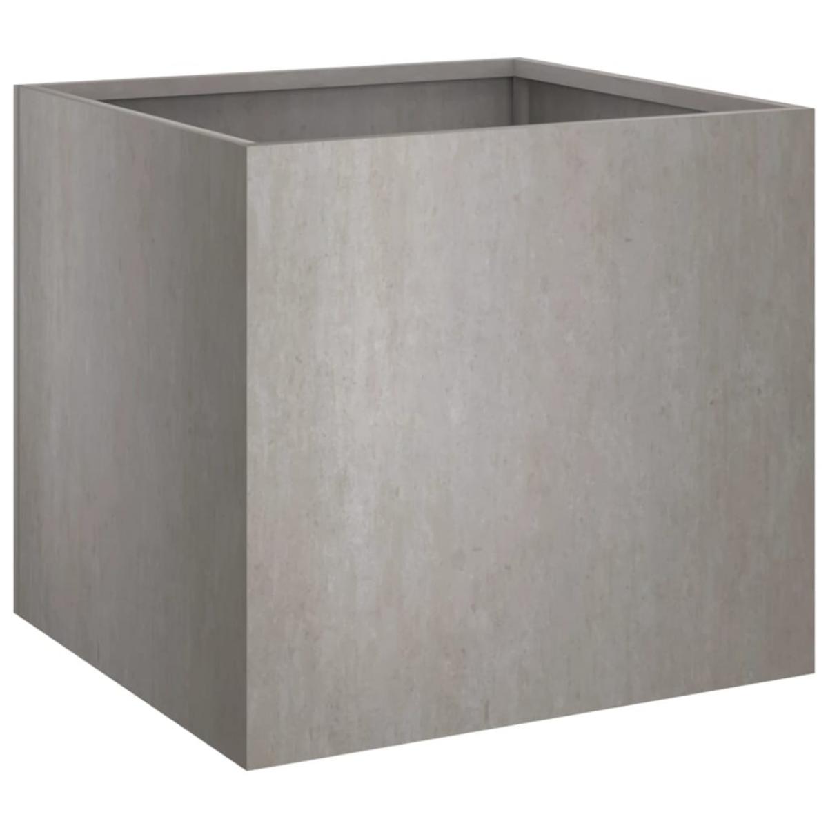 Jardineras 2 unidades acero corten 49x47x46 cm