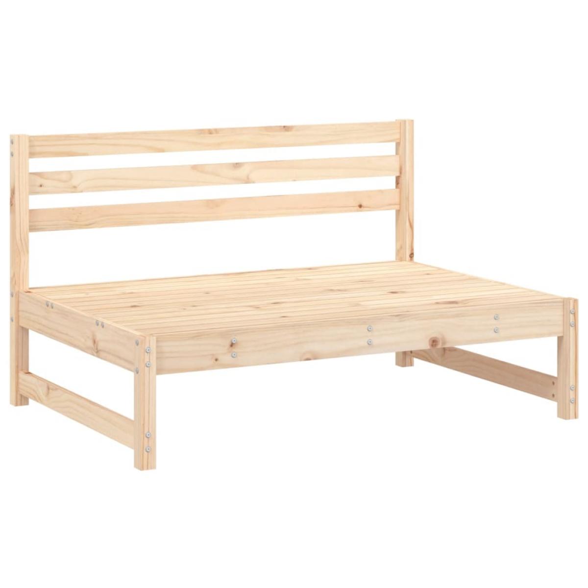 Juego de muebles de jardín 2 piezas madera maciza de pino