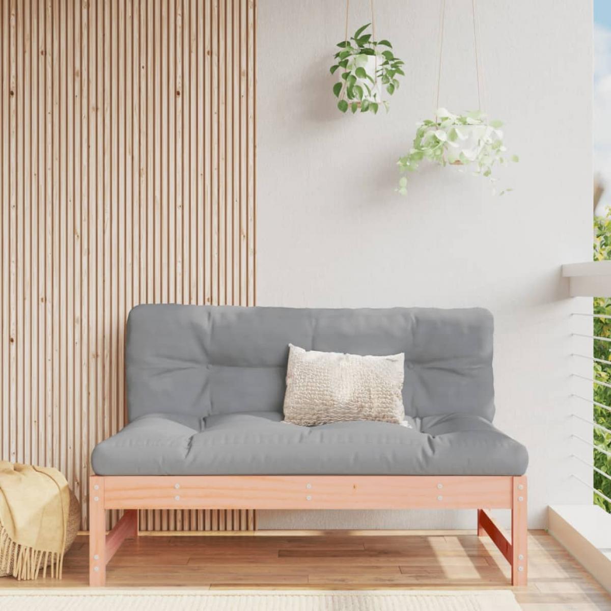 Sofá central madera maciza de abeto Douglas 120x80 cm