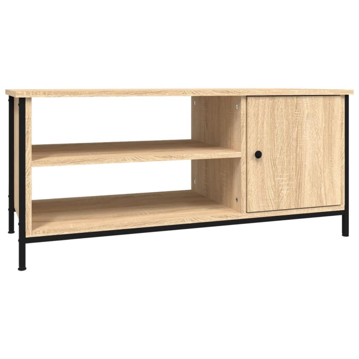 Mueble para TV madera contrachapada roble Sonoma 100x40x45 cm