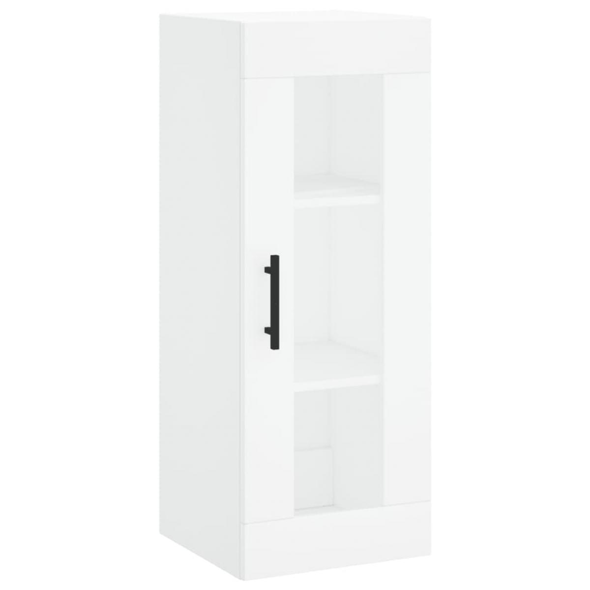 Armario de pared blanco 34,5x34x90 cm