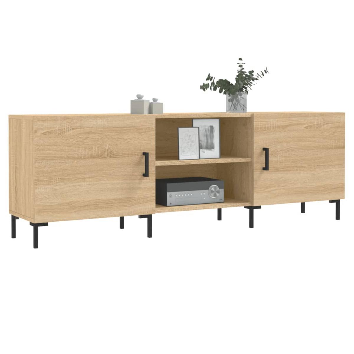 Mueble para TV madera de ingeniería roble Sonoma 150x30x50 cm