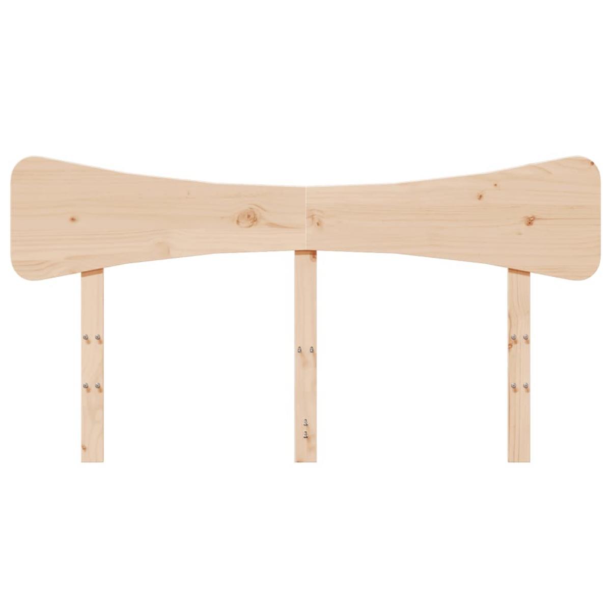 Cabecero de madera maciza de pino 150 cm