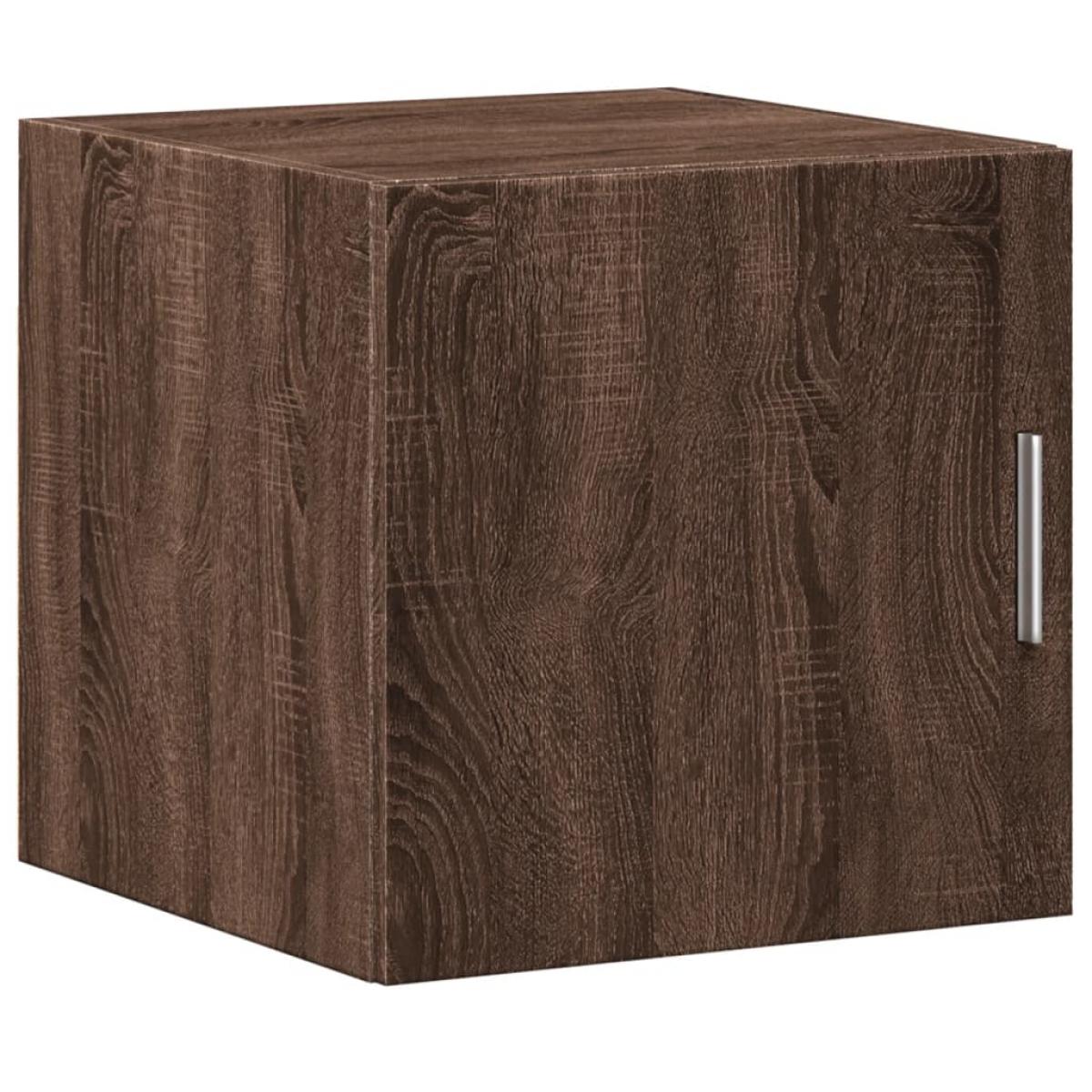 Armario de pared madera ingeniería marrón roble 40x42,5x40 cm