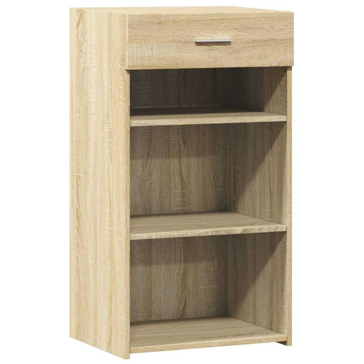 Aparador de madera de ingeniería roble Sonoma 50x42,5x93 cm