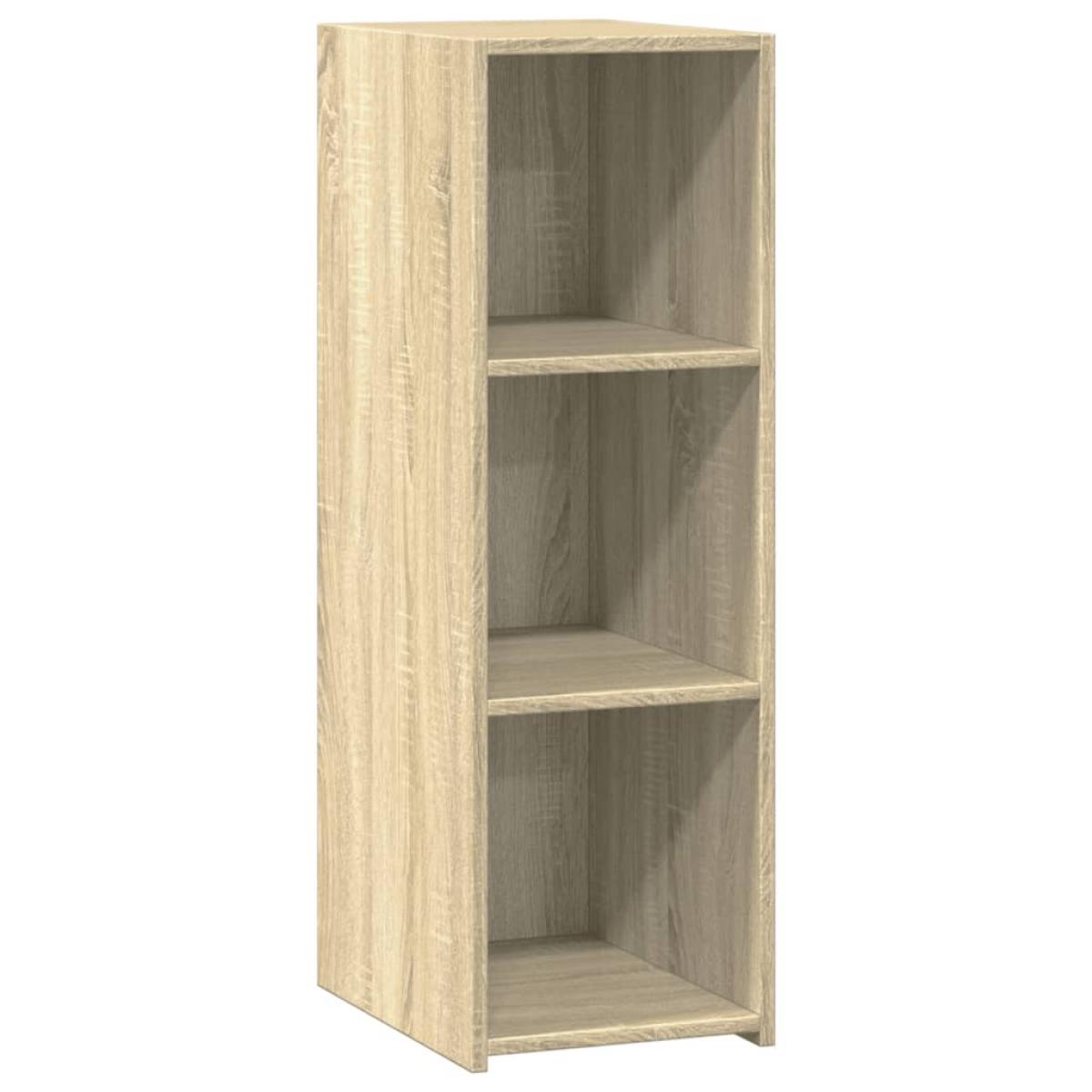 Aparador de madera de ingeniería roble Sonoma 30x41x93 cm