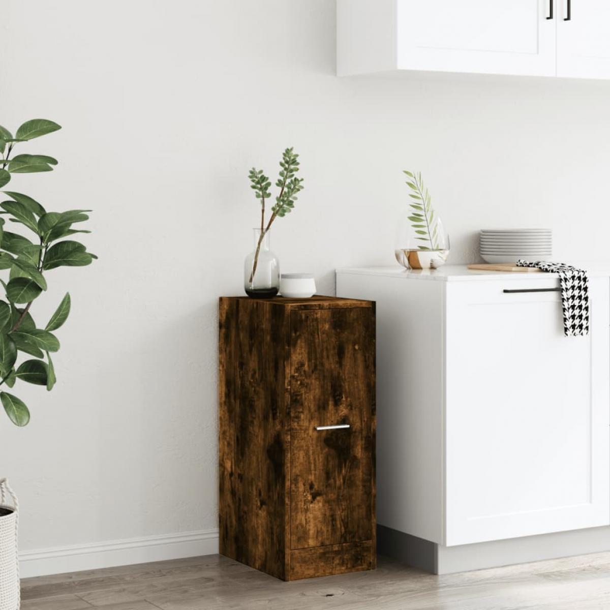 Armario botiquín madera ingeniería roble Sonoma 30x41x77,5 cm