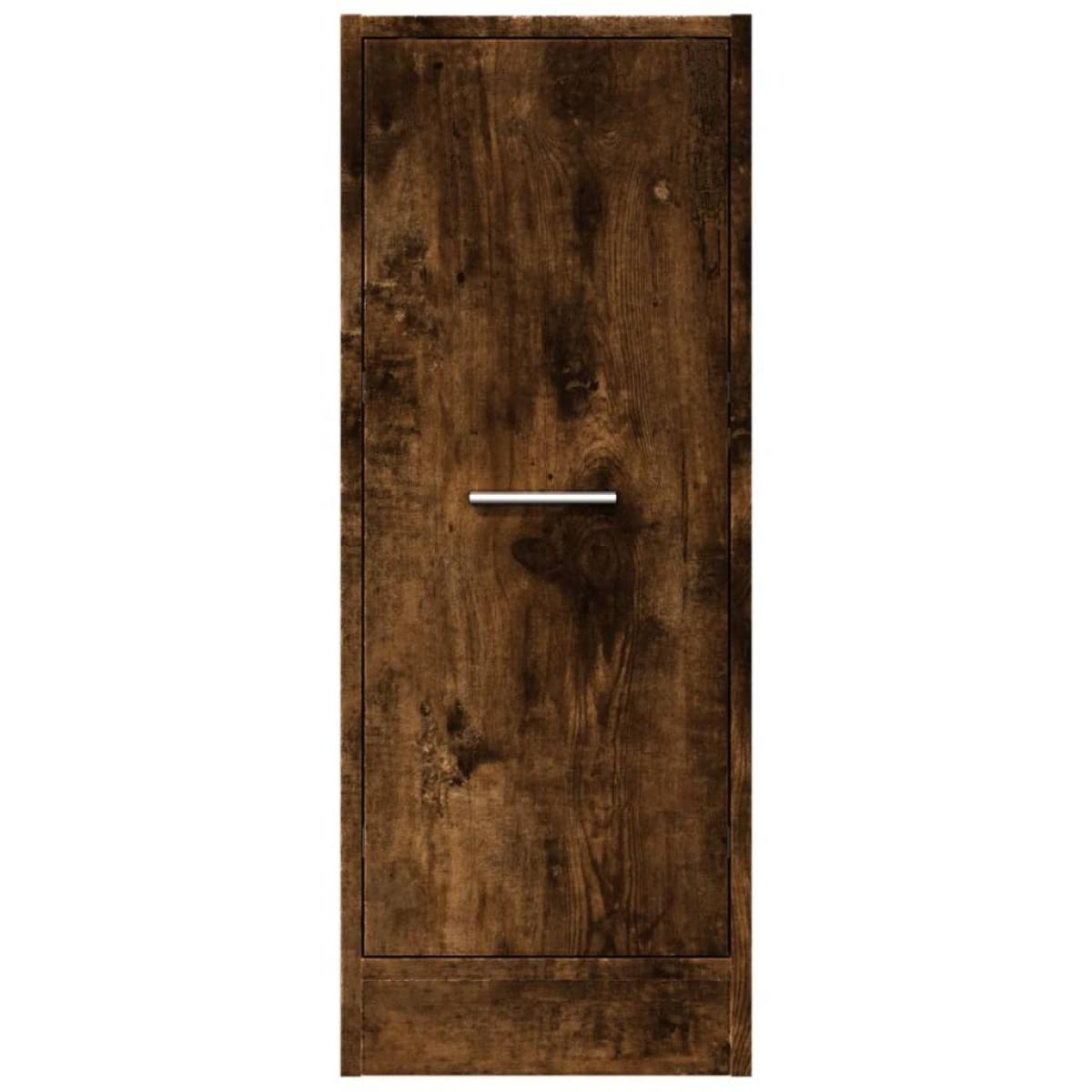 Armario botiquín madera ingeniería roble Sonoma 30x41x77,5 cm