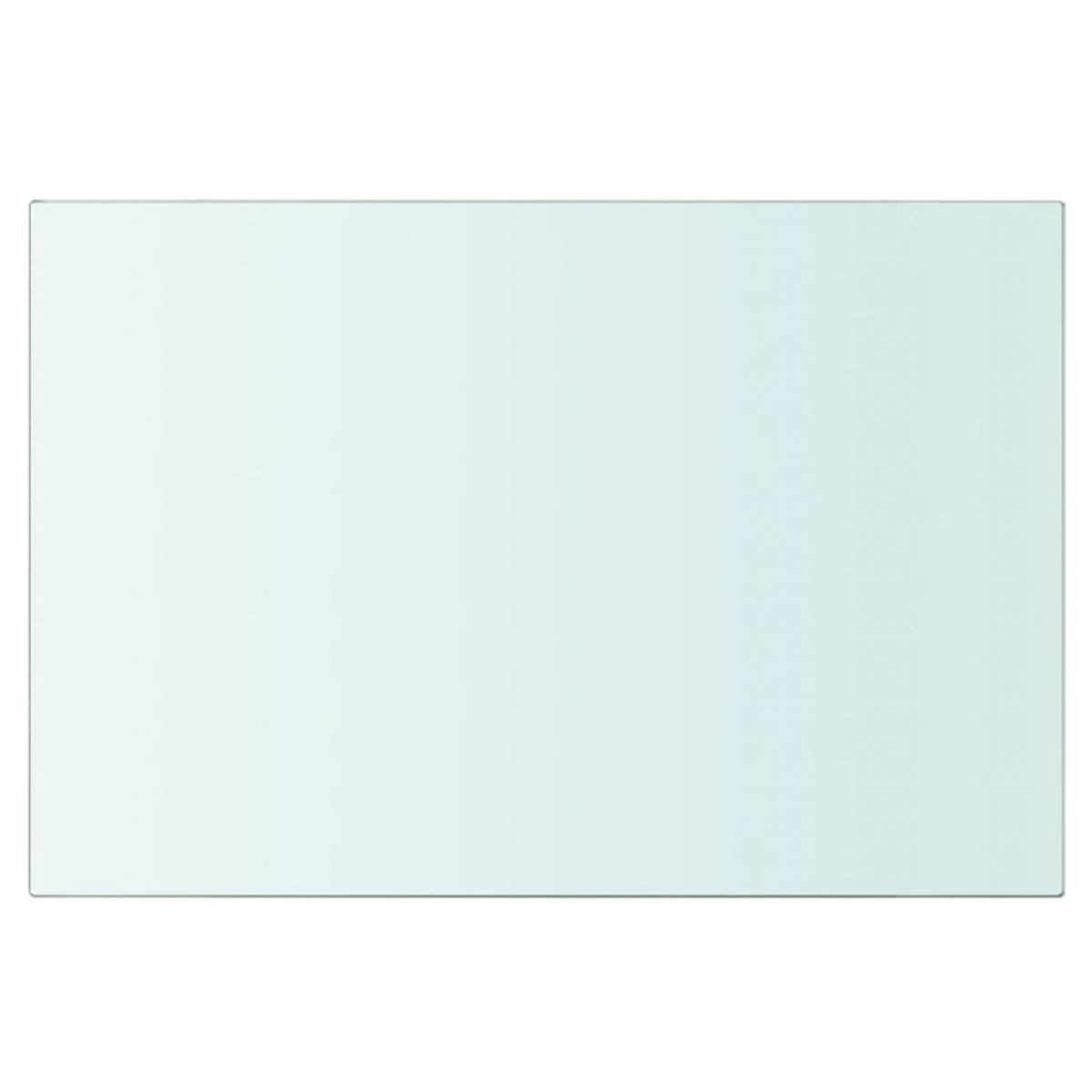 Estantes 2 unidades panel de vidrio transparente 30x15 cm