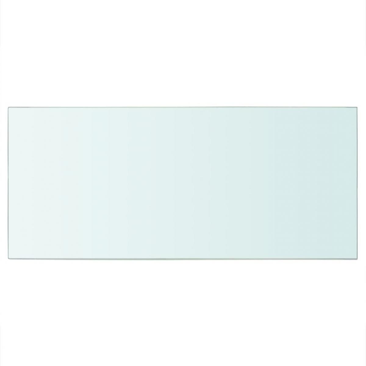 Estantes 2 unidades panel de vidrio transparente 50x25 cm