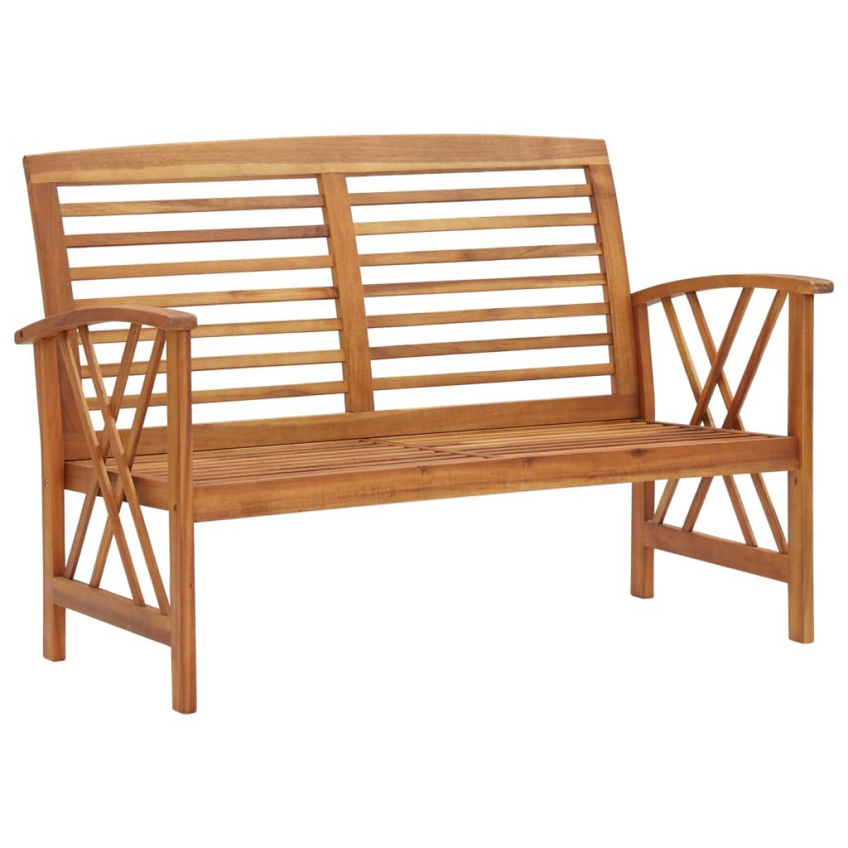Juego de muebles de jardín 4 piezas madera maciza de acacia