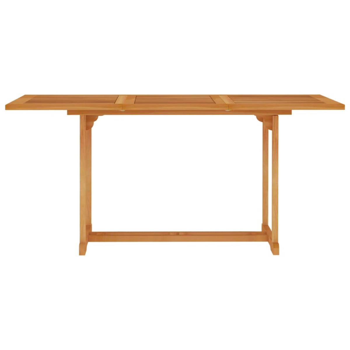 Juego de comedor para jardín 7 piezas teca maciza y cojines