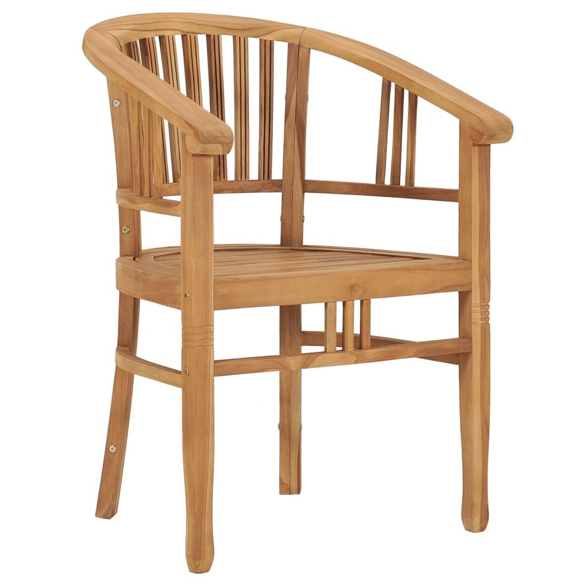 Conjunto de comedor para jardín 3 piezas madera maciza de teca