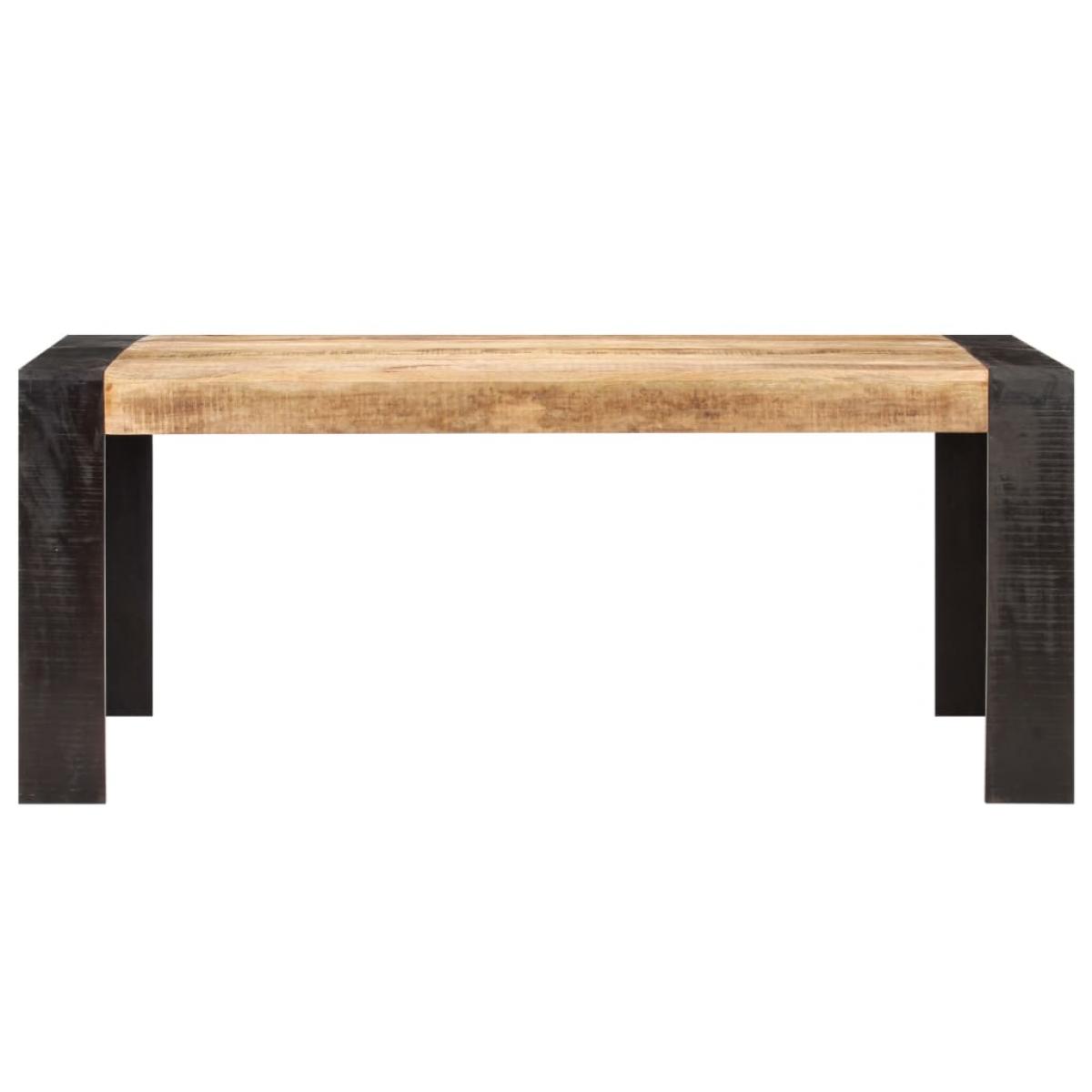 Mesa de comedor de madera maciza de mango 180x90x76 cm