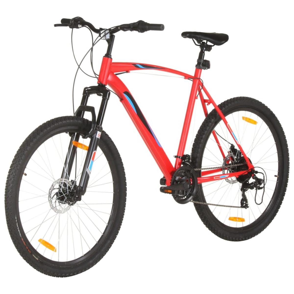 Bicicleta montaña 21 velocidades 29 pulgadas rueda 53 cm rojo