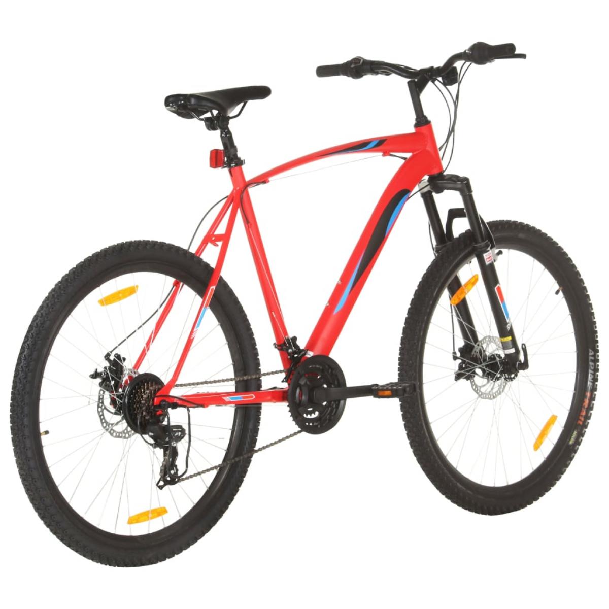 Bicicleta montaña 21 velocidades 29 pulgadas rueda 53 cm rojo