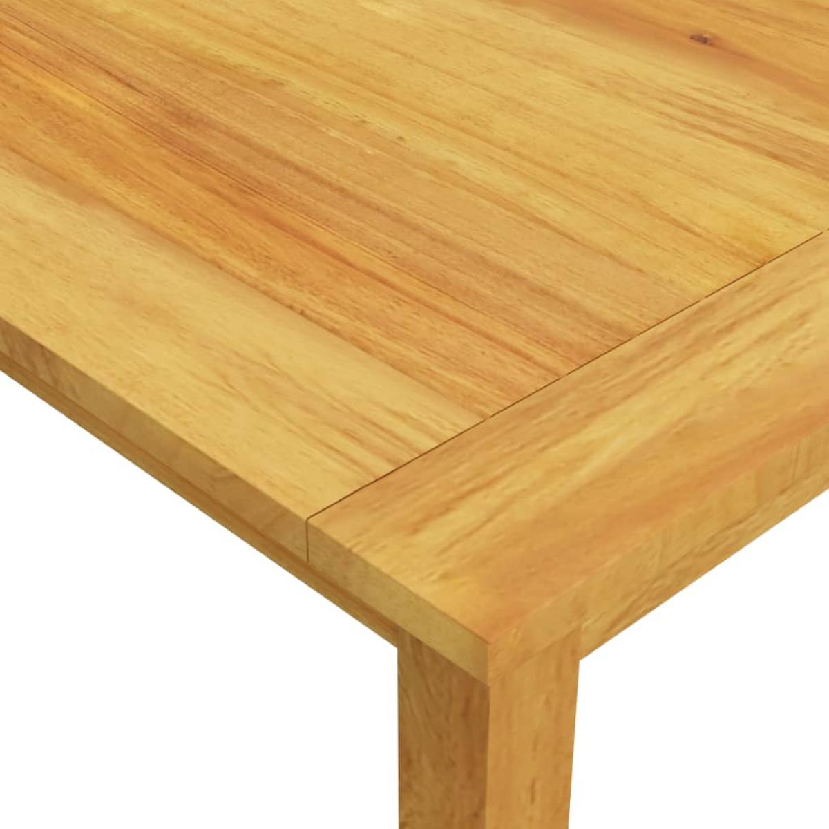Juego de comedor para jardín 5 piezas marrón