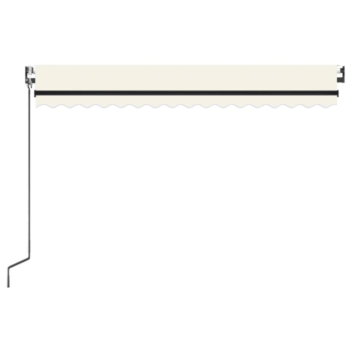 Toldo retráctil automático crema 450x300 cm