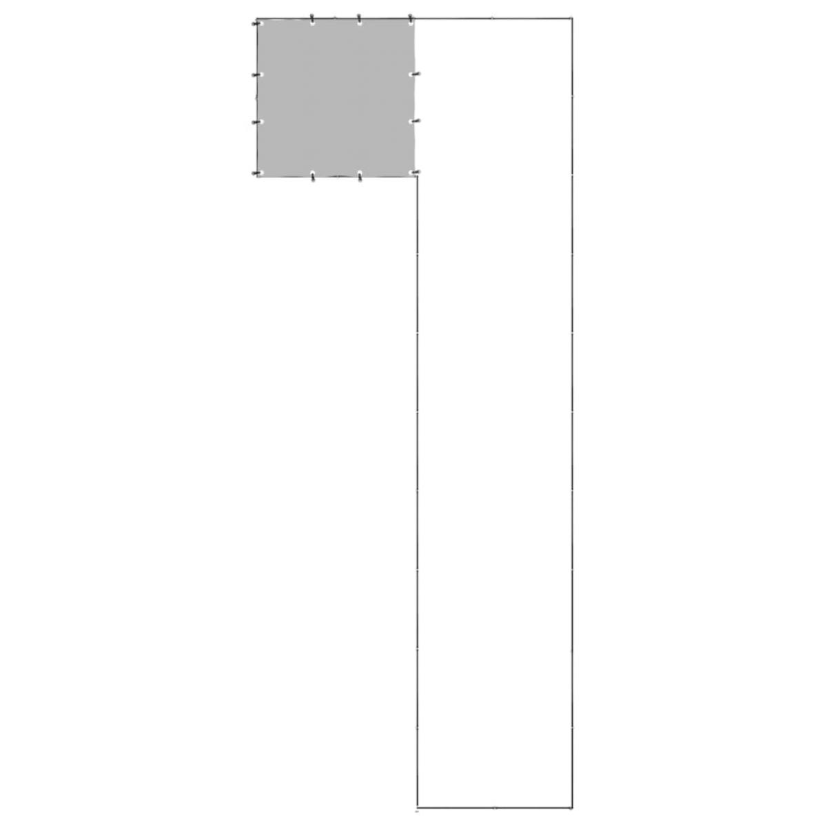 Perrera negra 7,26 m² acero