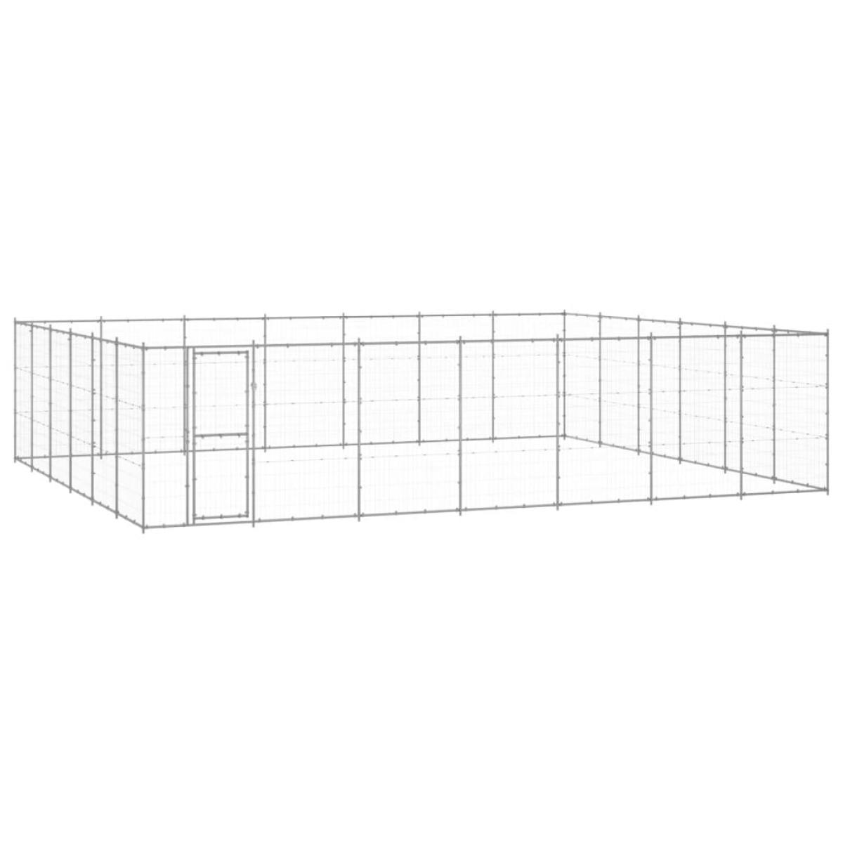 Perrera de exterior de acero galvanizado 50,82 m²