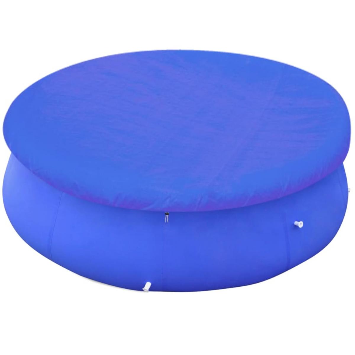 Cubiertas para piscina 2 uds piscina elevada redonda 300 cm
