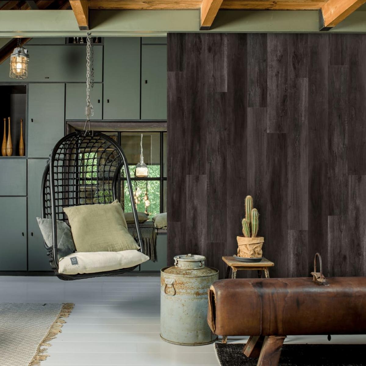 WallArt Tablones de madera 30 pzs GL-WA33 roble Barnwood negro carbón